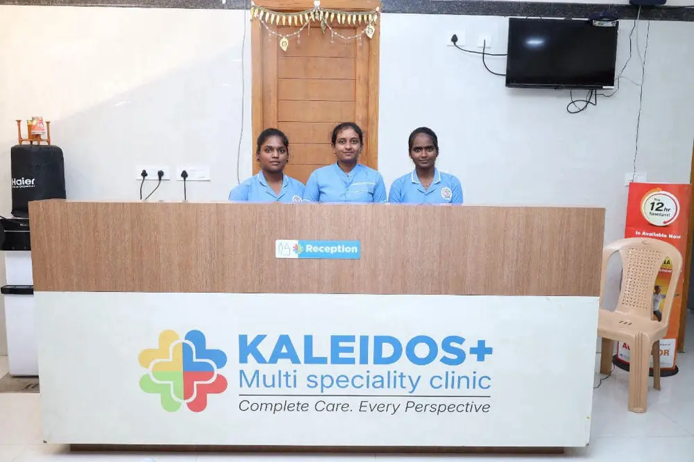 Kaleidos+ Multi Speciality Clinic Reception